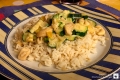 Reis mit Huhn und Gemüse